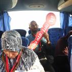 مغادرة حجاج الضفة الى الديار الحجازية عبر معبر الكرامة