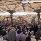 صور لصلاة الجمعة من المسجد النبوي الشريف