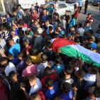 تشييع الشهيد اياد حامد في بلدة سلواد قرب رام الله