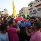 تشييع الشهيد اياد حامد في بلدة سلواد قرب رام الله