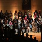 عرس جماعي لمئة عريس وعروس في رام الله