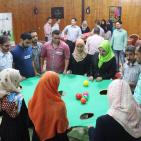 مؤسسة انجاز فلسطين تعقد ورشة تدريبية للمتطوعين بغزة