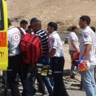 11 اصابة بينها خطيرة بحادث سير على طريق الكسارات