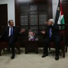 الرئيس يستقيل وزير خارجية النرويج في مقر المقاطعة في رام الله