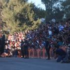 سائق الدرجات النارية الشهير باجروس ينظم عرضا استعراضيا في رام الله