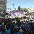 مسيرة جماهيرية للجهاد الاسلامي بغزة ودعوات لتصعيد 