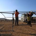 الاحتلال يصادر 6 بركسات سكنية للبدو قرب بلدة جبع شمال القدس