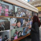 معرض صور للشهيد ياسر عرفات وسط رام الله للمصور جمال العاروري