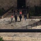 الامطار تغرق البلدة القديمة في الخليل