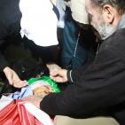 الآلاف يُشيعون جثمان الشهيدة أنصار هرشة في بلدة قفين قضاء طولكرم