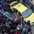 تشييع جثمان الشهيد الخروبي