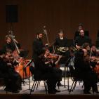 الأوركسترا الوطنية الفلسطينية بقيادة فنسنت دو كورت في جامعة بيزيت