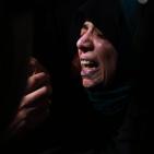 تشييع جثمان الشهيد حسين ابو غوش في مخيم قلنديا