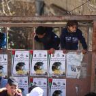 تشييع جثمان الشهيد حسين ابو غوش في مخيم قلنديا
