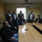 اجتماع شركة مطاحن القمح الذهبي بنقابة تجار المواد الغذائية في الخليل