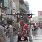 احتفالات سبت النور في مدينة رام الله