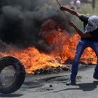 اصابات بمواجهات مع الاحتلال قرب حاجز 