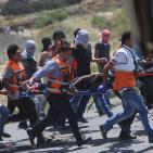 اصابات بمواجهات مع الاحتلال قرب حاجز 