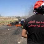 اصابات بمواجهات مع الاحتلال قرب حاجز 