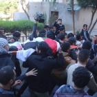 تشييع جثمان الشهيد 