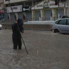 أجواء العاصفة في قلنديا وكفر عقب ورام الله