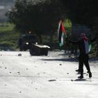 مواجهات بالقرب من حاجز حوارة جنوب نابلس