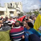 حلحول تودع شهيدها حمزة زماعرة