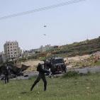 مواجهات قرب بيت ايل في 