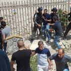 فيديو.. اصابات واعتقالات في مقبرة باب الرحمة بالقدس