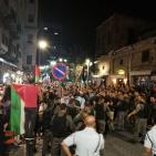 فيديو.. إصابات واعتقالات خلال قمع الاحتلال مسيرة حيفا