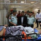 صور.. دفعة ثانية من جرحى غزة تتلقى العلاج بالأردن