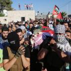 تشييع جثمان الشهيد عز الدين التميمي في قرية النبي صالح