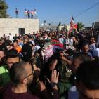 تشييع جثمان الشهيد عز الدين التميمي في قرية النبي صالح