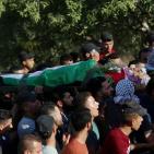 تشييع جثمان الشهيد عز الدين التميمي في قرية النبي صالح