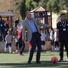 زيارة الأمير وليام لمدرسة الفرندز في رام الله