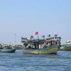 صور- سفينة الحرية الثانية تغادر ميناء غزة نحو قبرص