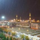 شاهد- رياح شديدة وأمطار غزيرة في مكة وتحذيرات للحجاج