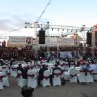 عرس جماعي لـ500 عريس وعروس برعاية الرئاسة في رام الله 