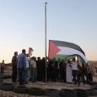 رفع العلم الفلسطيني تحت شعار 