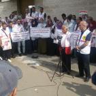 الطواقم الطبية تتطالب بحماية من بطش الاحتلال الإسرائيلي