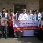 الطواقم الطبية تتطالب بحماية من بطش الاحتلال الإسرائيلي