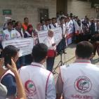 الطواقم الطبية تتطالب بحماية من بطش الاحتلال الإسرائيلي