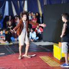 عرض في خيمة بيرزيت ضمن مهرجان سيرك فلسطين