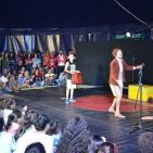 عرض في خيمة بيرزيت ضمن مهرجان سيرك فلسطين