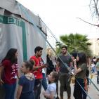 عرض في خيمة بيرزيت ضمن مهرجان سيرك فلسطين