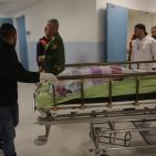 وداع الشهيد عثمان لدادوة في المستشفى الاستشاري برام الله
