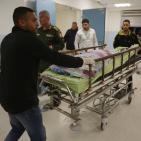 وداع الشهيد عثمان لدادوة في المستشفى الاستشاري برام الله