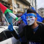 الخليل: مسيرة الحراك العمالي الفلسطيني للمطالبة باسقاط قانون الضمان الاجتماعي