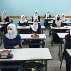 بالصور.. عودة طلاب الثانوية العامة في غزة إلى المدارس