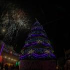 إضاءة شجرة عيد الميلاد في رام الله